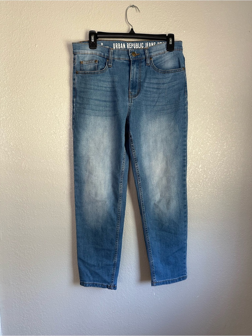 Urban Republic Jeans Slim Straight Medium Wash Denim Jeans